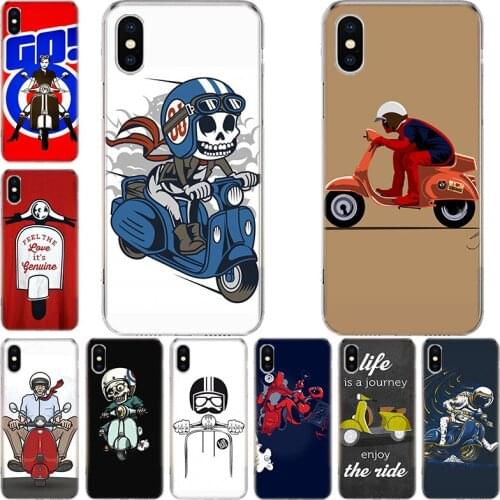 Vespa Scooter Phone Case For Iphone 12 Mini 11 Pro XS Max XR X 8 7 6 6S Plus SE 2020 5 5S SE Cover Shell Coque