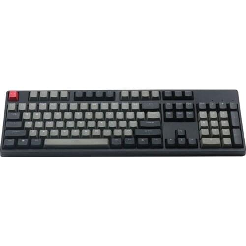 Black Gray mixed Dolch Thick PBT RGB Shot Backlit 108 Keycap OEM Profile For Cherry MX Switches keyboard Keycap Keycaps for PC
