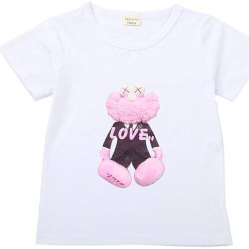 Childrens T-shirt 2019 summer style childrens wear trendy brand classic cartoon print boys short sleeve girls tops