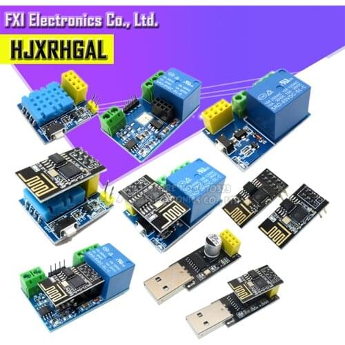 ESP8266 ESP-01 ESP-01S DHT11 Temperature Humidity Sensor Module ESP8266 WIFI NodeMCU Smart Home Distance 400m IOT DIY Kit