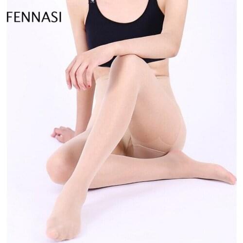 FENNASI New Sexy Girls Pantyhose Cotton Long 2 Style Stockings Tear-resistant Transparent Lady Tights Hot mallas para mujeres