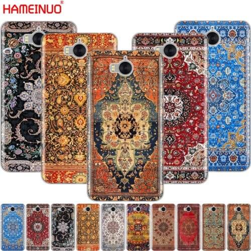 HAMEINUO Persian carpet Floral pattern Art cell phone Cover Case for huawei honor 3C 4X 4C 5C 5X 6 7 Y3 Y6 Y5 2 II Y560 2017