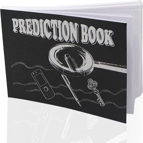 Prediction Book -Magic Trick Magic Props Gimmick Stage/Close Up Fire Comedy Accessories Children Beginners Primary Kit