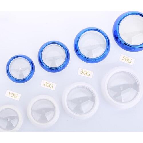 30g Sample Makeup Body Lips Cream Storage Box Nail Art Eye Shadow Powder Jars Back Pain Pills Capsule Mushroom Pots 20pcs