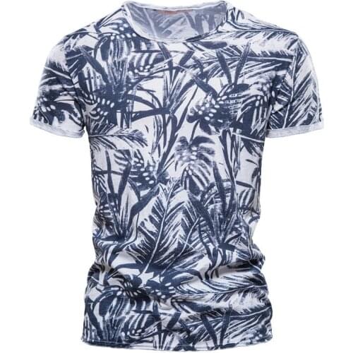 Summer Mens T-Shirt Short Sleeve Mens Leisure Sports Elastic Printing Eu Size Mens T Shirts