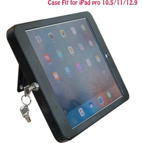 Fit for iPad pro 10.5/11/12.9 wall mount metal case for ipad stand tablet pc lock holder support full motion angle