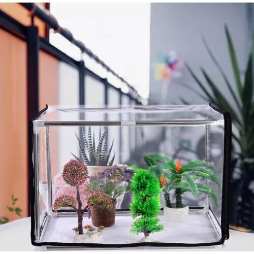 Multifunctional Warm House Small Plants Greenhouse Protect Box Rainproof Plant Pot Cover Flower Shelter Plant Grow Tents