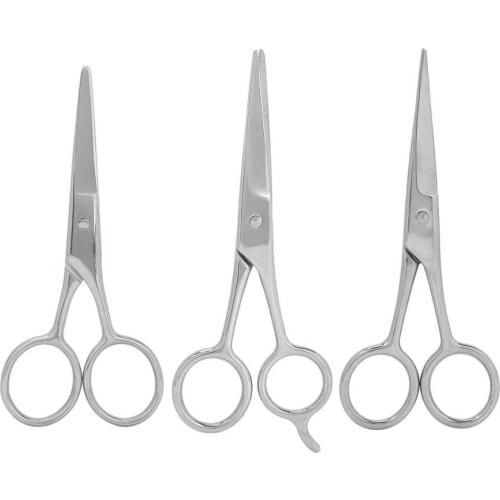 Thinning Scissors Hair Cutting Stying Beard Scissors Stainless Steel Men Facial Beard Mustache Trimming Grooming Scissors