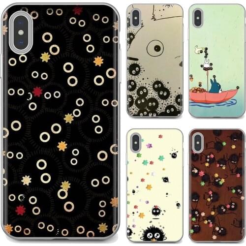 For ZTE Blade A910 A610 A530 A510 For Oneplus One plus 3T 5T 6T 6 7 8 7T Pro Studio Ghibli Spirited Away Soot Totoro Soft Cover