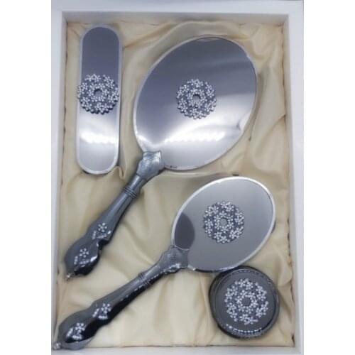 Brush and mirror set, vanity mirror, mirror and comb set, christmas gifts for women, bulk christmas gifts, gift set for mom
