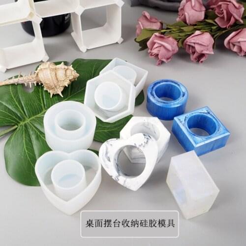 New Silicone Mould Dried Flower Resin Decorative For DIY Napkin Ring Type Epoxy Resin Molds For Jewelry