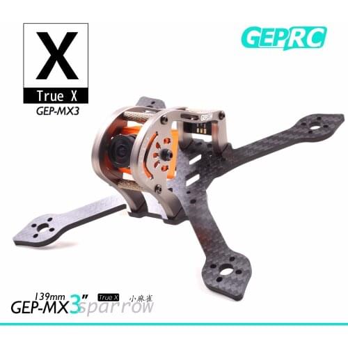 New Arrival GEPRC MX3 Sparrow Geprc GEP-MX3 139 139mm Carbon Fiber 3mm Arm FPV Racing Frame for Rc Quadcopter Racer DIY