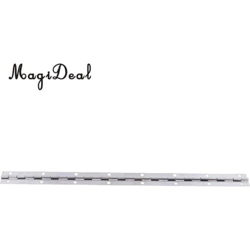 Durable 15'' X 1'' Stainless Steel Boat Piano Hinge Stainless Marine Deck & Cabin Hardware Single Water Sports Rowing Boats