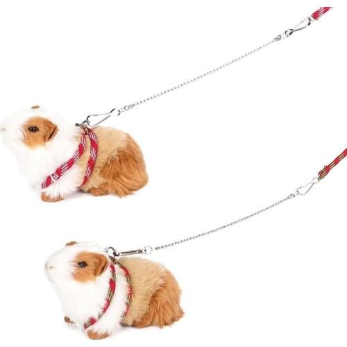 Adjustable Pet Harness Leash Soft Bird Parrot Hamster Rat Pet Pig Leash Harness Small Animal Supplies