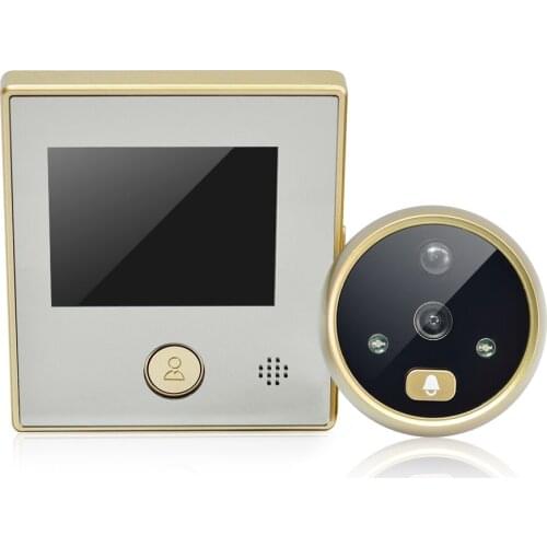 135 Degree Wide Angle 3X Zoom Digital Peephole Viewer Video Door Phone