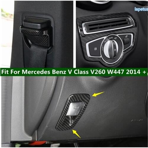Interior Refit Kit Fit For Mercedes Benz V Class V260 W447 2014 - 2018 ABS Electric Hand Parking Brake Hold Button Frame Trim