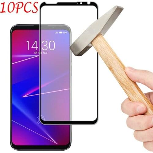 10PCS/Lot 3D Full Glue High aluminum Tempered Glass For Meizu 16XS Full Cover 9H Protective film Screen Protector For Meizu 16XS