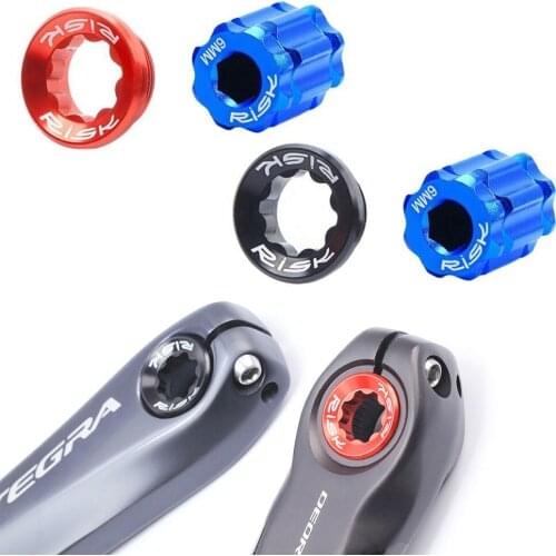 1PC Road & MTB Aluminum Alloy Bike Bicycle Crank Arm Fixing Bolt Tool For-Shimano CNC M20x8mm Cycling Accessories