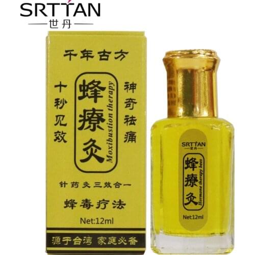 100% Chinese Bee Venom Leg Numb Knee Pain Essential Oil Ointment Pain Relieving Patch Massage Relaxation Arthritis Essential