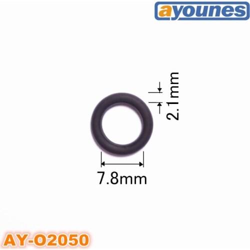 200pieces 7.8*2.1mm fuel injector viton orings for toyota auto parts fuel injector repair service kit (AY-O2050)