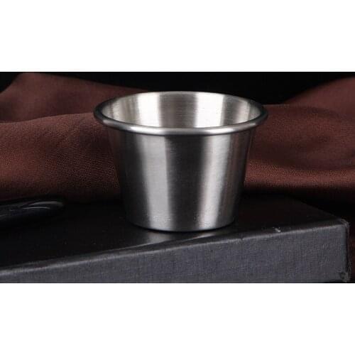 500pcs/lot 304 stainless steel wine glass 60ml wine cup factory wholesale
