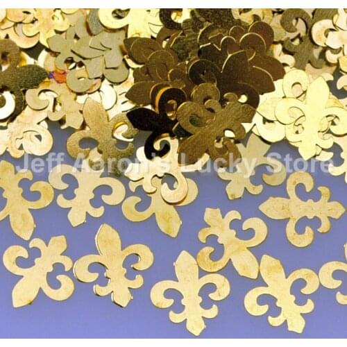 1000PCS gold nail foil decals meail 3d nail art decoration tools sticker alloy slice nail sequin beauty pattern #12