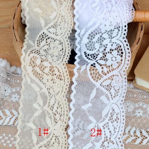 Hot sale Lace accessories Light purple complexion stretch lace Width 6 cm H0601