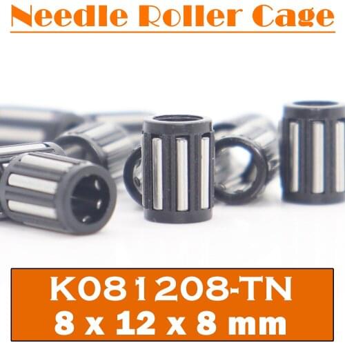 K081208 TN Bearing size 8*12*8 mm ( 8 Pcs ) Radial Needle Roller and Cage Assemblies K081208TN Bearings K8x12x8TN