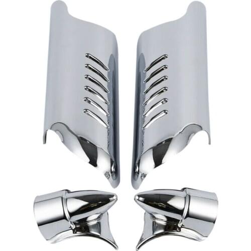 Motorcycle Fork Lower Leg Deflector Shields Covers For Harley Touring Road King Electra Glides Street Glide 2000-2013