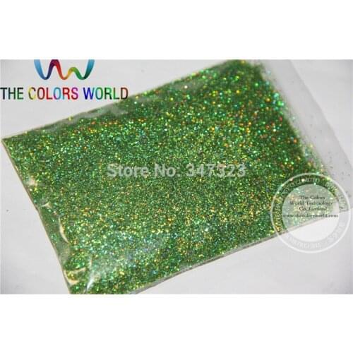 0.4MM Laser Apple Green Color holographic Glitter dust nail tools or other art Decoration sequins