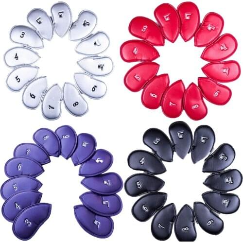 12 Piece Golf Club Iron Cover Set, Waterproof Golf Accessories