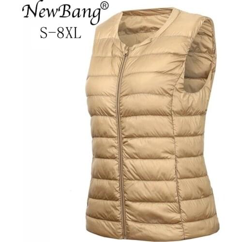 Женские утепленные жилеты NEWBANG China At AliExpress