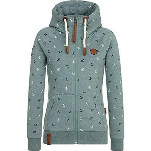 2020 New Sweatshirt Women Autumn And Winter Plus Velvet Thick Coat Zipper Womens Jumper Soft Hooded Sweater Pull Femme Hiver