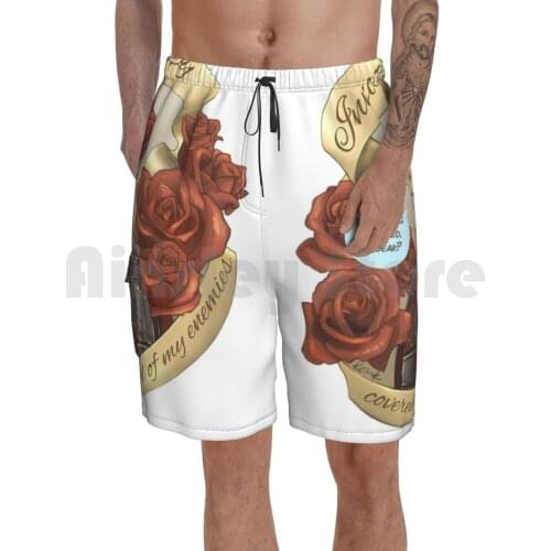 Alistair Beach Shorts Men Beach Pants Swimwear Alistair Dragon Age Blood Innocent Poppy Covered In Blood Of My