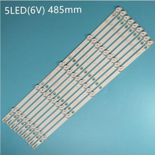 9pcs x LED Backlight Strip for Phi-lips 50"TV 50USK1810T2 k500wdc2 a2 4708-K50WDC-A2113N11 50PUT6023 50put6002
