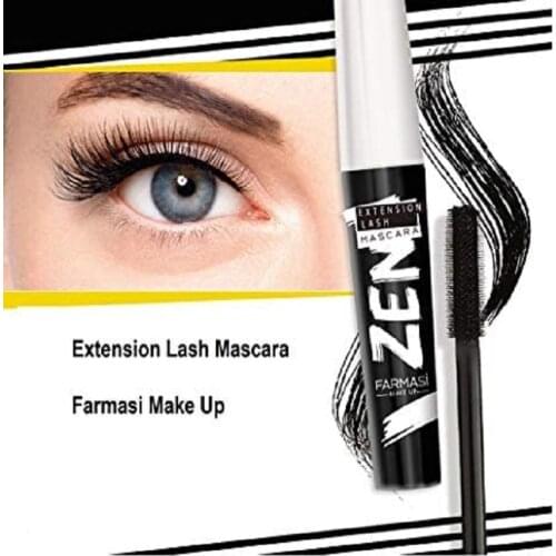Mascara, Farmasi ZEN Mascara, Eyelash Extension Black Lash Eye Lashes Brush Beauty Makeup Long Lasting Farmasi Mascara