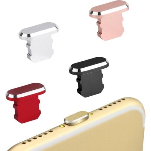 10PCS Metal Dust plug For iphone X XS XR 8 8P 7 7P 6S 6 5s plus accessories Dust plug cell phone charge smartphone accessories