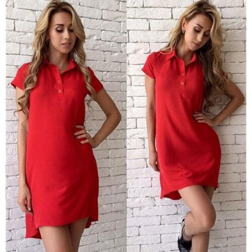 2019 Women Summer Casual Mini Dresses Pockets Elegant Fashion Women Feminino Sexy Work Office Lady Slim Shirt Dress plus size