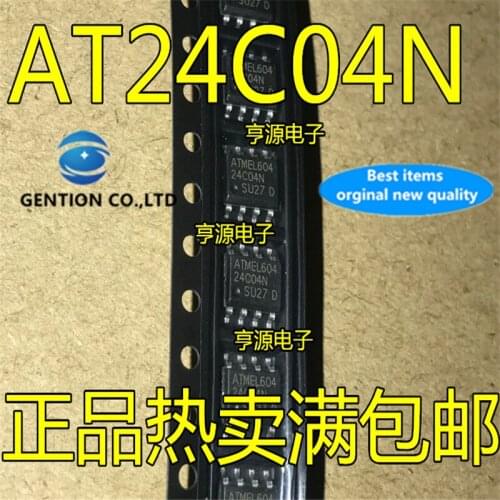 30Pcs 24C04N AT24C04 24C04 AT24C04N-10SU-2.7 SOP8 in stock 100% new and original