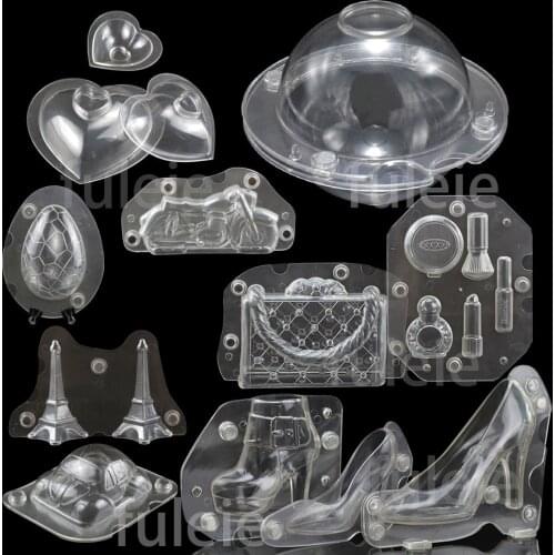 3D Chocolate Mold For Baking Chocolate Candy Confectionery Cake Decoration Tools Polycarbonate Chocolate Mould Pastry Bakeware