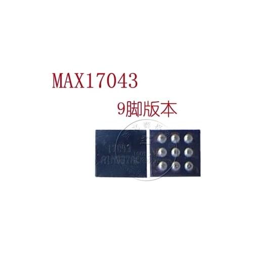 5pcs/lot MAX17043 MAX17043X 17043 BGA 9PIN