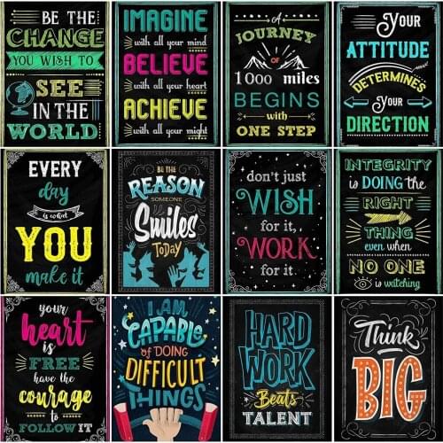 5D Diamond Painting Text Full Diamond Diamond Embroidery Picture Rhinestone Cross Stitch Kit Mosaic Decoration for Family