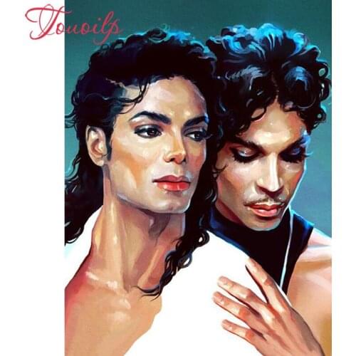 5d Diy Prince and Mike Jackson 5d diamond painting crystal diamond diamond embroidery cross-stitch,stickers,hobby,free shipping