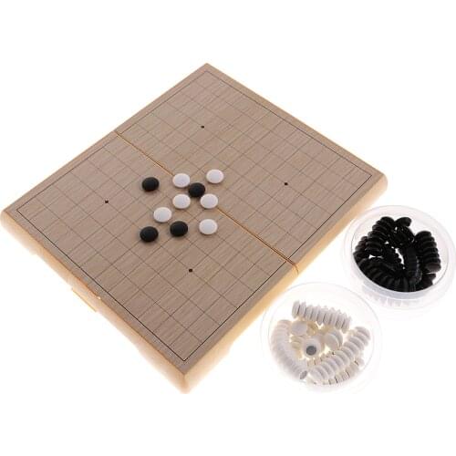 Go Board Game Weiqi Magnetic Go Stones Go Game Set for beginner High quality Portable