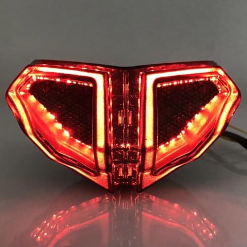 Integrated Tail Light Brake Turn Signal Lamp LED Motorcycle Fit for Ducati 848 1098 1198 2008 2009 2010 2011 2012 2013