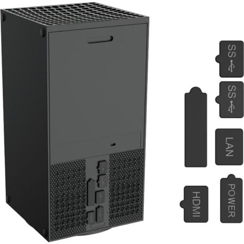 Anti-Dust Cover Suit Kit Silicone Plugs for Xbox Series S Console Accessories Electronic Machine Accessories