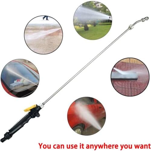 High Pressure Washing Spray Gun Long Tube Wet Blasting Washer Sandblasting Device Kit Home Car Room Garden Window Cleaning Tool