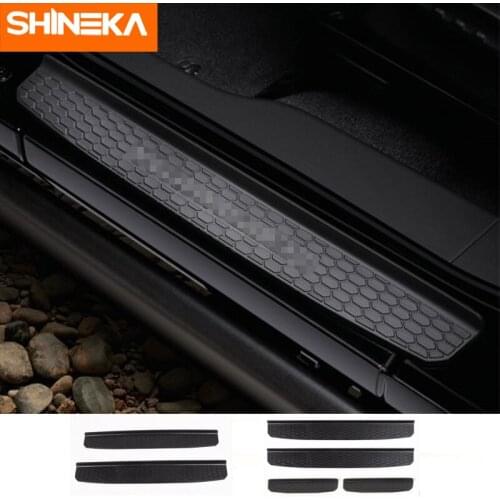 SHINEKA Nerf Bars Running Boards for Jeep Wrangler JL 2018 Door Sills 2 Doors 4 Doors Front Rear Door Sills For Wrangler JL