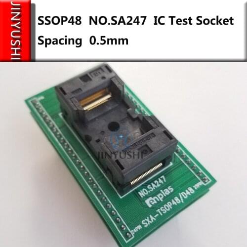 Opentop OTS-48-0.5-014 OR OTS-48-0.5-12 ENPLAS TSOP48/DIP48 NO.SA247 IC Burning seat Adapter Test Socket test bench