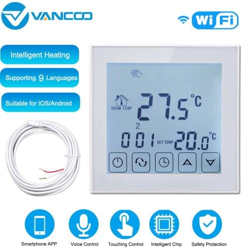 Vancoo Smart Thermostat 220V Wifi Temperature Controller Digital Calefaccion Electric Underfloor Heating Thermoregulator